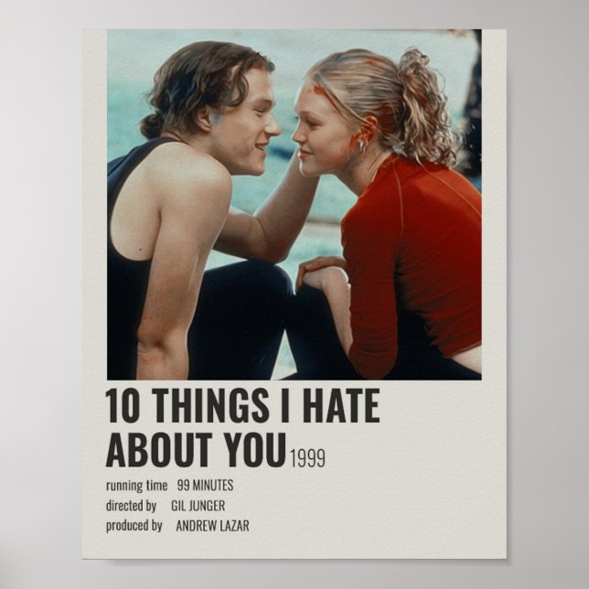0 things I hate about you 999  Poster (Front)