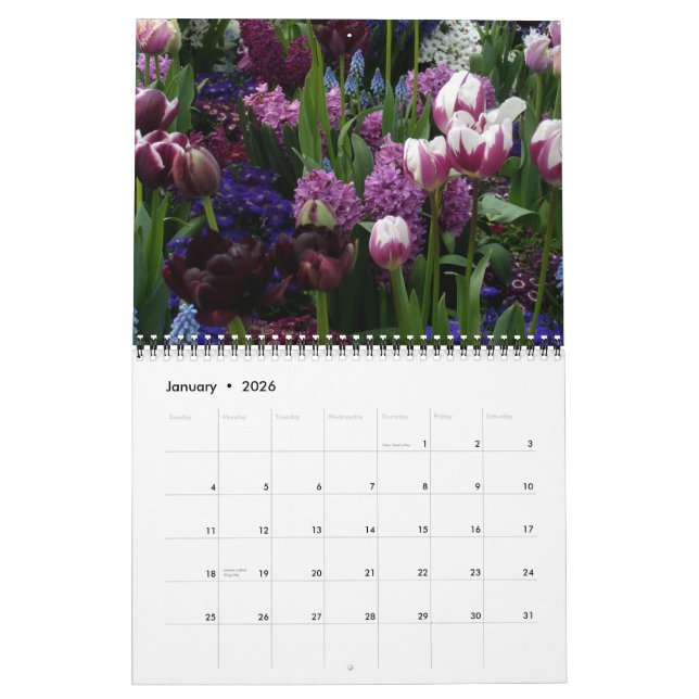 0 Tulip Art Calendar (Jan 2026)