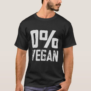 0% Vegan, Eat Meat Memorial Day Grilling Meat Smok T-Shirt