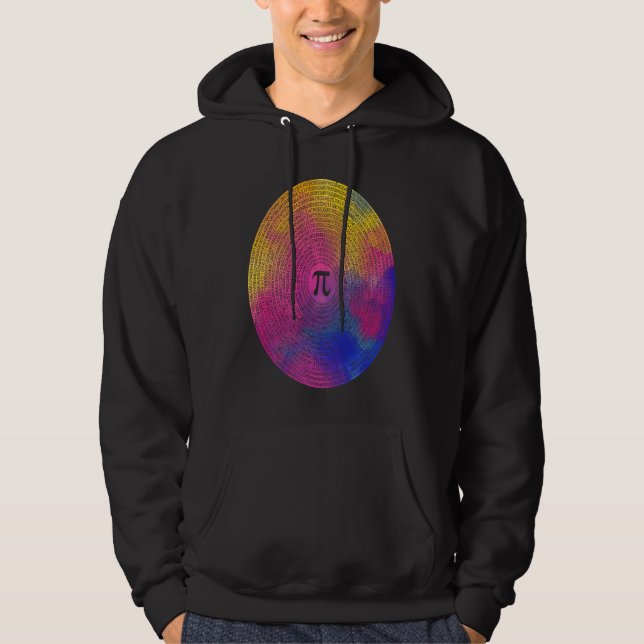 10000 Digits Pi Sign Math  Mathematics Nerd Pi Day Hoodie (Front)