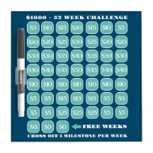 $1000 52 Week Money Saving Challenge