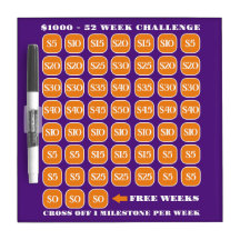 $1000 52 Week Money Saving Challenge