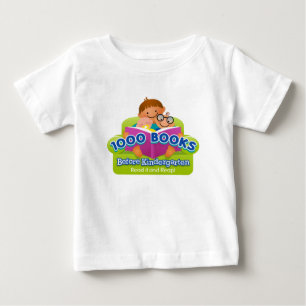 1000 Books Before Kindergarten Baby T-Shirt