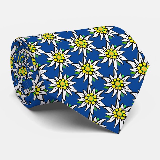 1000 Edelweiss on Regal Blue Tie (Rolled)