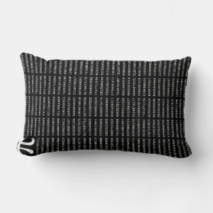 1000 First Digits Pi Number   Mathematical symbol Lumbar Pillow