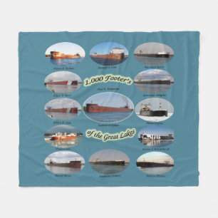 1000 footers fleece blanket