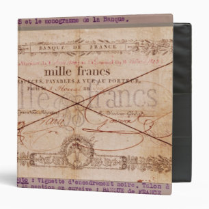 1000 Francs banknote from 8 Floreal, An X Binder