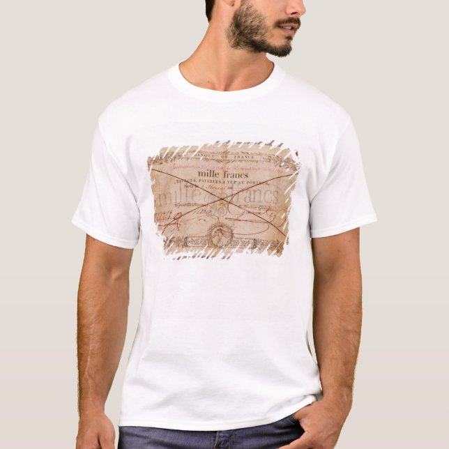 1000 Francs banknote from 8 Floreal, An X T-Shirt (Front)