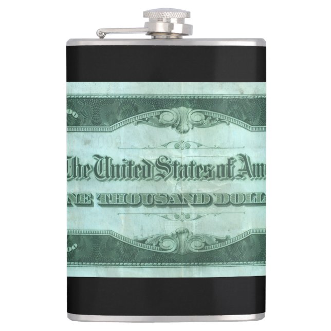$1000 HIP FLASK (Front)