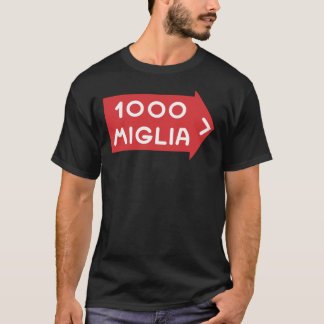 1000 Miglia logo de course T-shirt classique