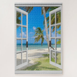 1000 Piece Coastal Themed Beach Scene Unique Jigsaw Puzzle