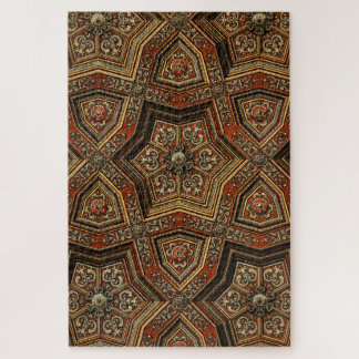 1000 Piece Puzzle on Fujicolor paper Brown Flowers