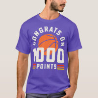 1000 Points Basketball Scorer Coach High School Ba