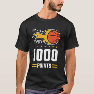 1000 Points Basketball Scorer High School Basketba T-Shirt