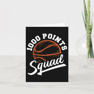 1000 Points Bysketbyll Scorer Squad Bysketbyll Pla Card
