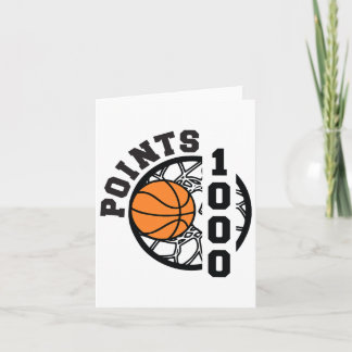 1000 Points Sketll Scorer High School Sketll Boys  Card