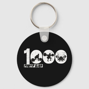 1000 Pound Club  Keychain