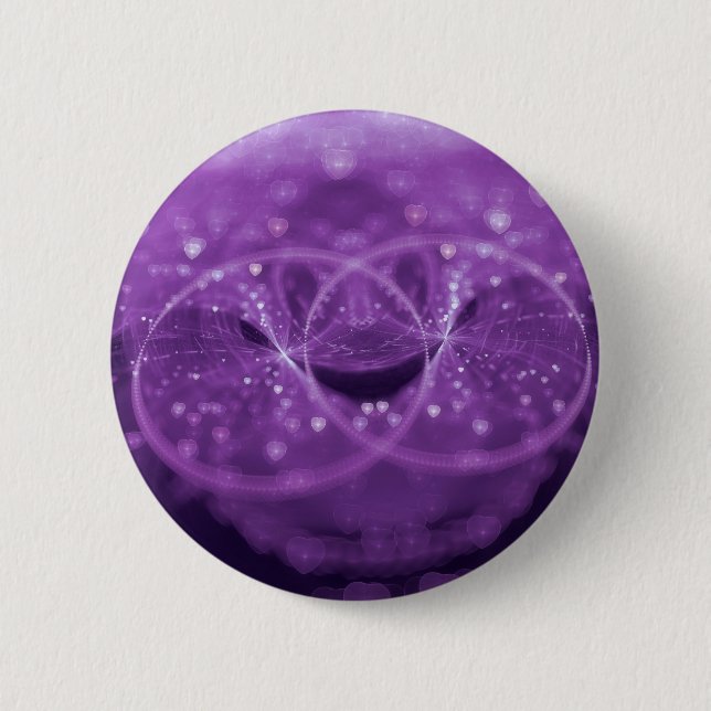 1001 Hearts 2 Inch Round Button (Front)