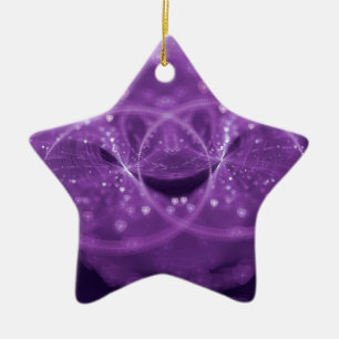 1001 Hearts Ceramic Ornament