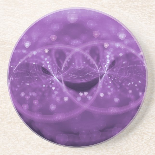 1001 Hearts Coaster (Front)
