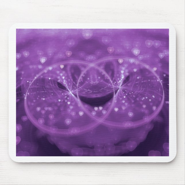 1001 Hearts Mouse Pad (Front)