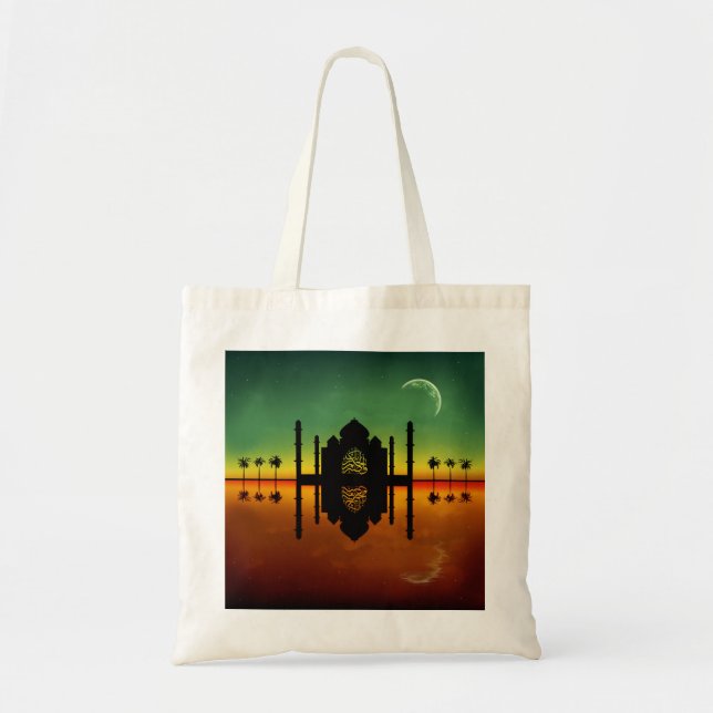 1001 Oriental Night Reflection Tote Bag (Front)