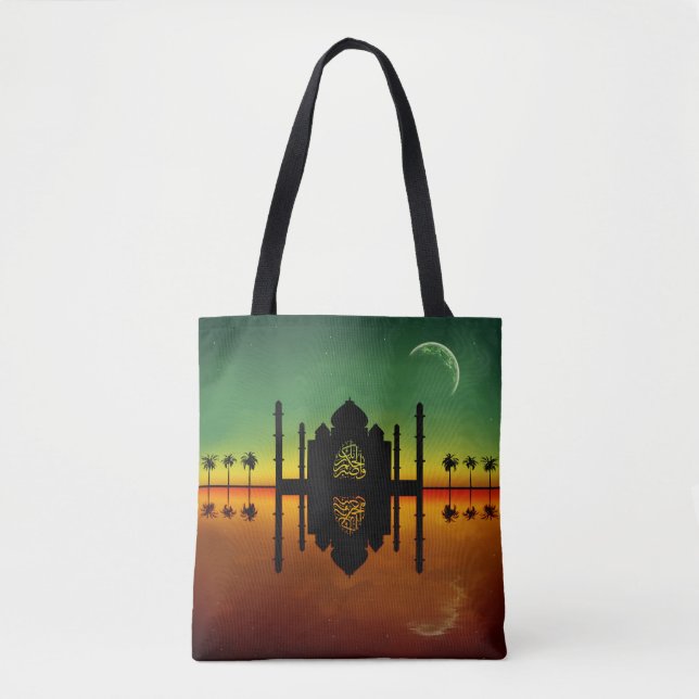 1001 Oriental Night Reflection Tote Bag (Front)
