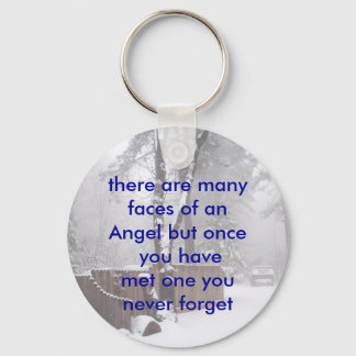 100_0320, there are many faces of anAngel but o... Keychain