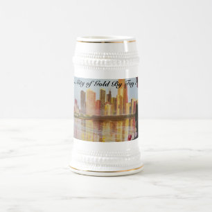 100_2986_0251, Chicago...City of Gold By Fay Ro... Beer Stein