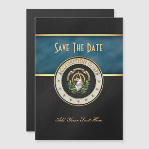 [100] Acquisition Corps (AAC) Branch Insignia [3D] Magnetic Invitation