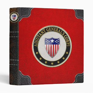 [100] Adjutant General's Corps Branch Insignia [3D Binder
