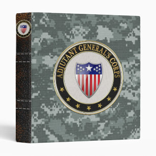 [100] Adjutant General's Corps Branch Insignia [3D Binder
