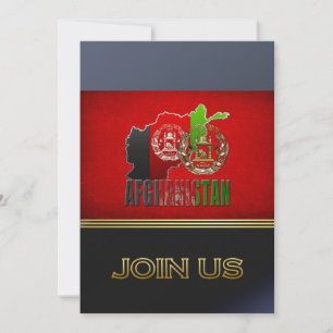 [100] Afghanistan : COA, drapeau et carte