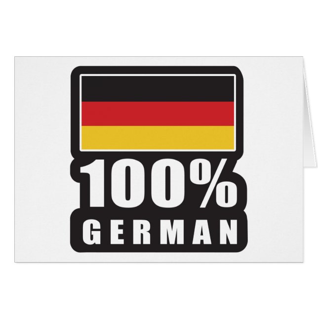 100% allemand (Devant horizontal)