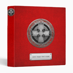 [100] Ancient Celtic Sacred Silver Knot Cross Binder
