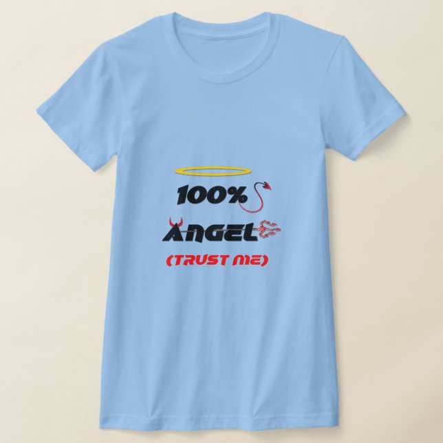 100% Angel T-Shirt (Laydown)