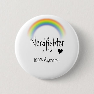 100% Awesome 2 Inch Round Button