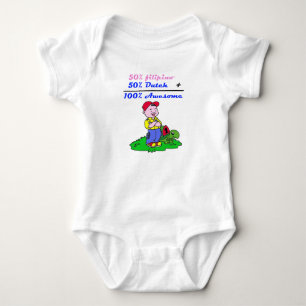 100% awesome baby bodysuit