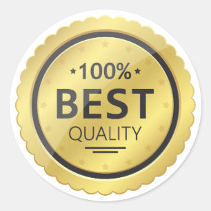 100% Best Quality Classic Round Sticker