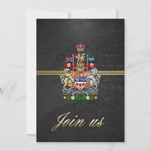 [100] Canada Coat of Arms [3D] (Front)