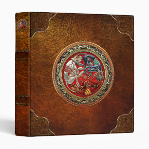 [100] Celtic Treasures - Three Dogs on Gold Binder