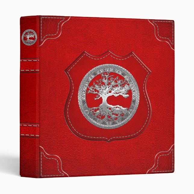 [100] Celtic Tree of Life [Silver] Binder (Front/Spine)