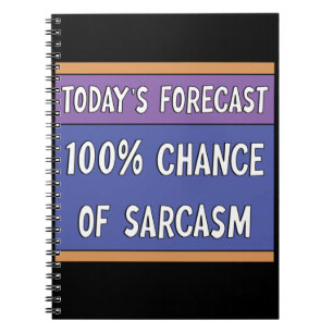 100% Chance of Sarcasm Notebook