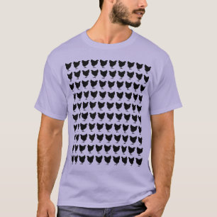 100 Chickens - Black T-Shirt