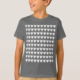 100 Chickens - White T-Shirt