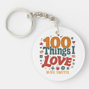100 choses que j'aime" Design - Unique et personna