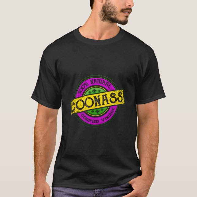 100% Coonass Natural Cajun Certified Creole Sweat  (Devant)