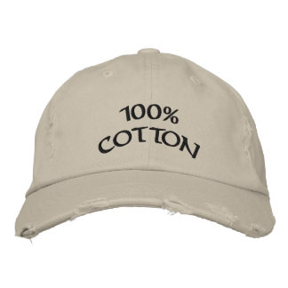 100% Cotton Embroidered Hat