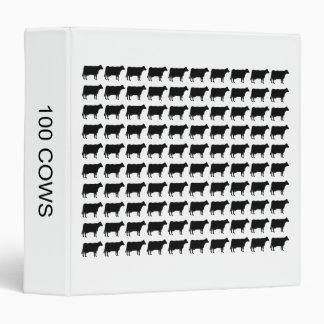 100 Cows (1.5in) Binder