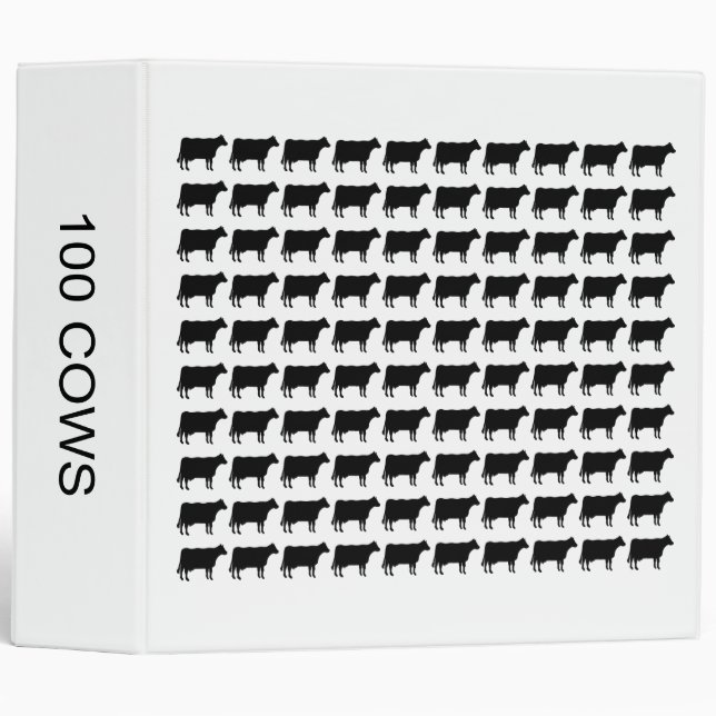 100 Cows (2.0") Binder (Front/Spine)